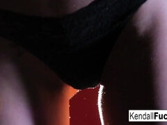 Elegant Kendall Karson's solo female video