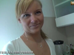 Enthousiasteling, Blond, Pijpbeurt, Sperma shot, Duits, Hd, Huisgemaakt, Orgasme