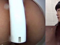 Japanese amateur caught on video during piss session
