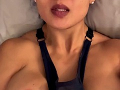 Mature asian milf solo close up masturbation