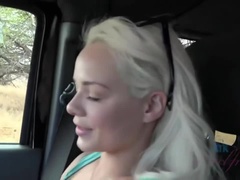 Elsa Jean: Ejaculation Coats Elsa's Face