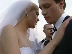 Bride Fucked Outdoors By Numerous Dude!