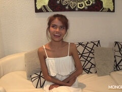 Petite Thai maid Dada gets impregnated while working - A wild casting interview!