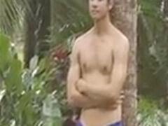 Outdoor, twinks masturbating, thai