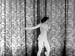 Old Female Strips on the Stage (1940s Vintage)