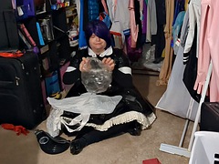 Various PVC Sissy Fun, Breath Play, Gas Mask Bags