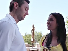 Anissa Kate seduces the homeowner to approve her billboards