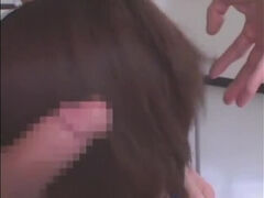 Crazy Japanese chick Ruru Amakawa in Amazing Blowjob/Fera, Voyeur JAV clip