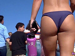 immense bootie Latina killer teens voyeur spy beach cam hd video