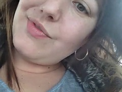 BBW belly stuffing in a car part 2