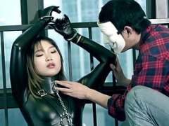 Asiatique, Bondage domination sadisme masochisme, Femme dominatrice, Humiliation, Latex, Massage, Nylon, Nénés