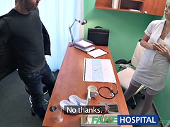 FakeHospital Hot wet pussy solves penis problem