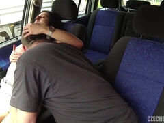 Banging With Amateur Czech Sut In Car