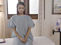 Shy transgender Chloe Kay fucked by a doctor