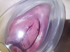 True Homemade Mobile Clip - Hot amateur Cum bucket pumped till painful squirting orgasm