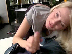 big-chested marvelous ash-blonde Wife Made Lucky Tourist Cum in Dolce Vita