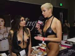 Milana Ricci, Romi Rain and Holly Randall on Naked News