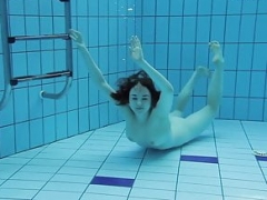 Tiny tits teen Lada underwater naked