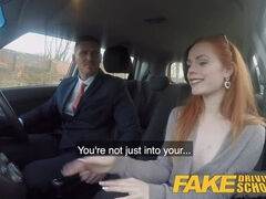 Fake Driving Ella Hughes Fails her Test on Purpose