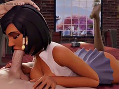 By Saveass and By honta hot big ass makes intense moans and gets cum in her ass