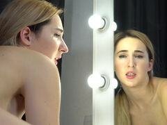 Blond, Hd, Onani, Naturlige bryster, Brystvorter, Truser, Alene