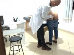 Anal Exam Doctor Fingering Constipated Patient's Ass in Hospital HD