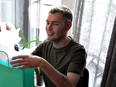 Horny stepdads reward their cute boys with a surprise birthday party