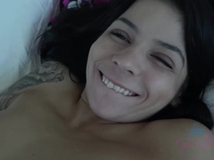 Amateur, Mamada, Corrida, Novia, Masturbación, Orgasmo, Afeitado, Tetas