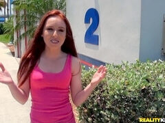 Redhead chick Sofie Carter gets pleasure in the doggy style