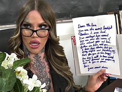 Bigtitted teacher transgender fucked by man in anal hole