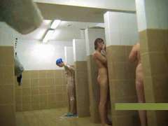 Middle-aged mothers nude in the shower #2