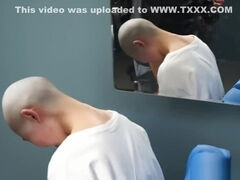 Sexy Asian Bald Headshave 2