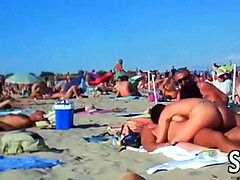 spycam swinger beach gangbang