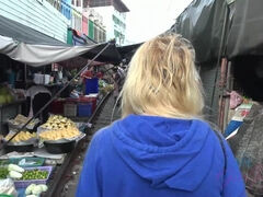 Kenzie checks out the market, and meets new friends.