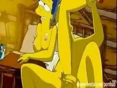 In A Log Cabin Out In The Woods, Marge And also Homer Have A Night Of Passionate Sex