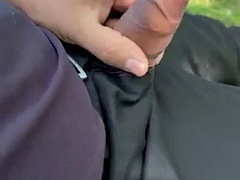 Married man craves cock in the forest