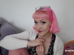 Cute Kinky Pink Haired Solo Girl Fingers Her Tight, Wet Pussy - Amateur