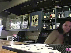 Barmaid Unwanted internal ejaculation