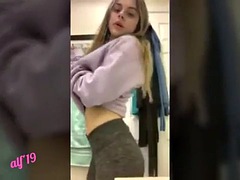 Amateur girlfriends striptease compilation