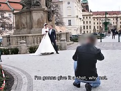 HUNT4K. Married couple decides to sell brides pussy for good price