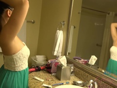 Amateur, Cuarto de baño, Novia, Pov