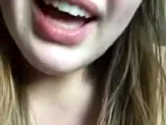 Blonde Teen Solo Masturbating On Webcam