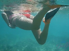 Strand, Bikini, Avsugning, Brunett, Klänning, Latina, Pov, Fitta