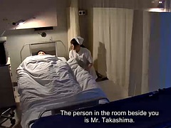 Horny monk fucks cute girl in the hospital