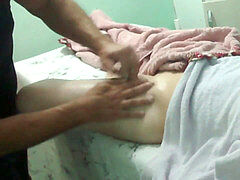 Hidden camera catches wife in massage session