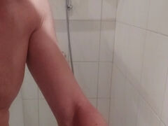 Take a shower and jerk off