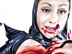 Halloween bloody tease with Priya Rai