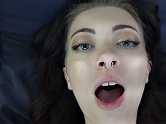 Sexy babe Korra Cox gives cunnilingus and hot blowjob and pov fuck