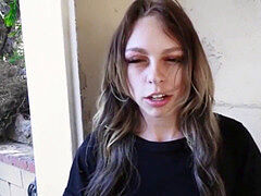 Zoe Clark forced by daddy to pulverize him!