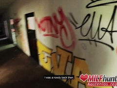 MILF Hunter nails skinny MILF Vicky Hundt in an abandoned place! milfhunter24